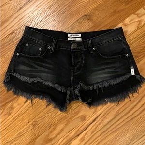 One teaspoon black bonitas shorts
